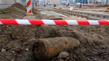 Pocisk z czasów II wojny światowej znaleziony w Jastrzębiu-Zdroju