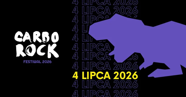 Grafika promocyjna wydarzenia Carborock Festiwal 2026 — trzeci raz w Jastrzębiu-Zdroju
