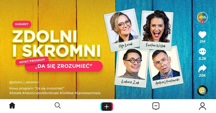 Grafika promocyjna wydarzenia Zdolni i Skromni - „Da się zrozumieć” w Jastrzębiu-Zdroju