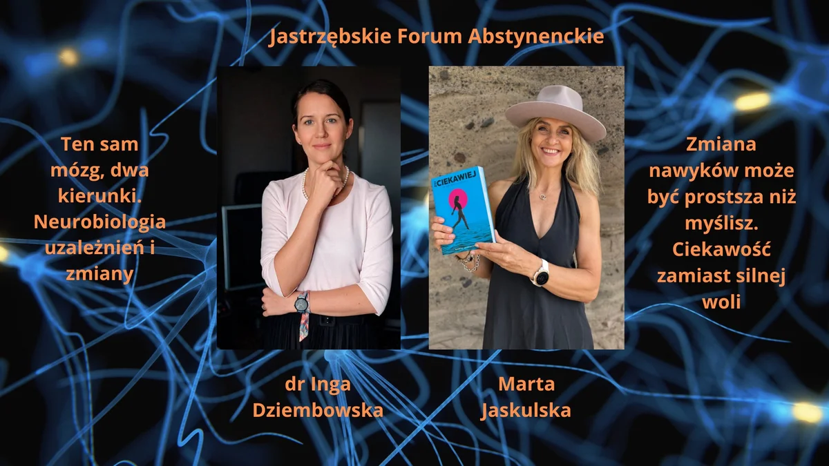 Grafika promocyjna wydarzenia Jastrzębskie Forum Abstynenckie o świadomym wyborze