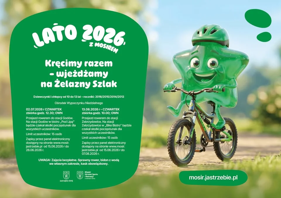 Grafika promocyjna wydarzenia Kręcimy razem – wjeżdżamy na Żelazny Szlak: wycieczka rowerowa