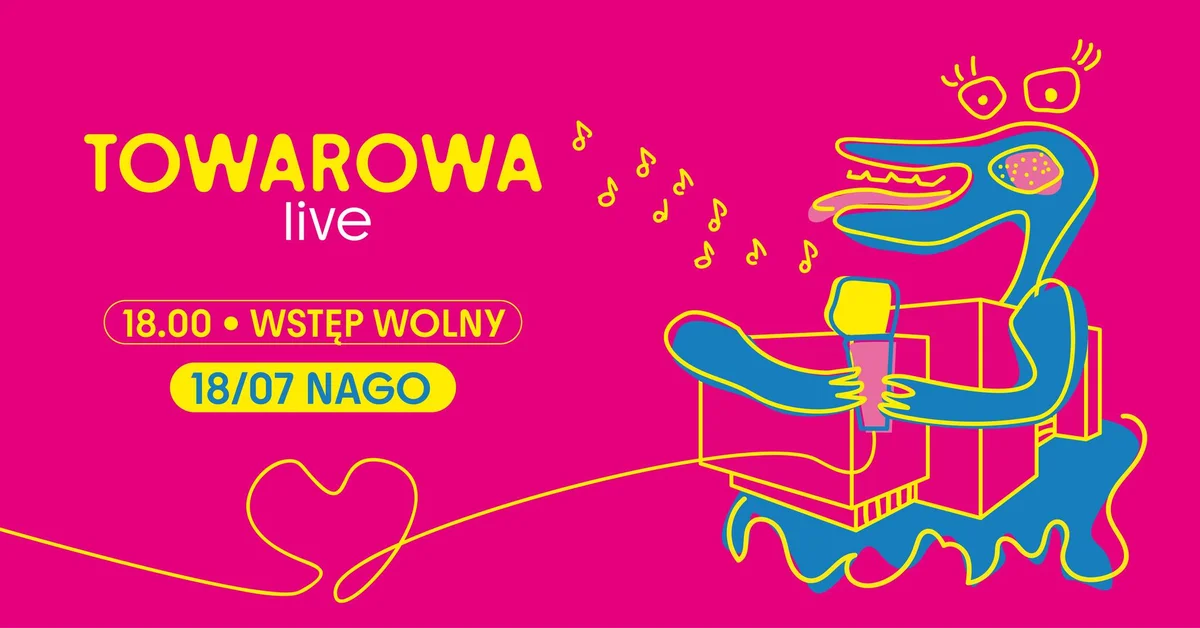 Grafika promocyjna wydarzenia Letni koncert zespołu NAGO w Jastrzębiu-Zdroju