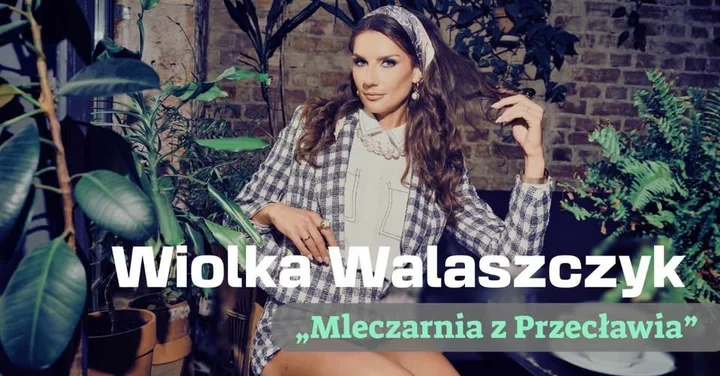 Grafika promocyjna wydarzenia Stand-up Jastrzębie-Zdrój: Wiolka Walaszczyk — „Mleczarnia z Przecławia”