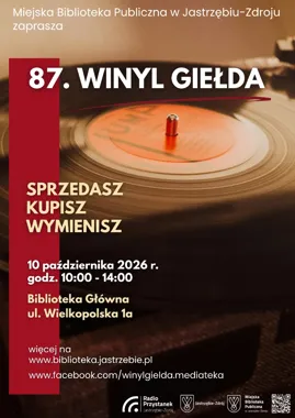 Grafika promocyjna wydarzenia 87. Winyl Giełda