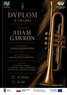 Grafika promocyjna wydarzenia Adam Gawron – Recital Dyplomowy w Jastrzębiu-Zdroju