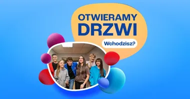 Grafika promocyjna wydarzenia Drzwi otwarte w TEB Liceum i Technikum w Jastrzębiu-Zdroju