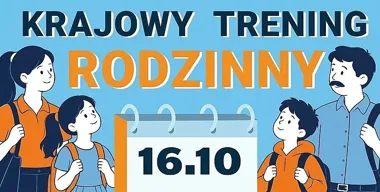 Grafika promocyjna wydarzenia Krajowy Trening Rodzinny