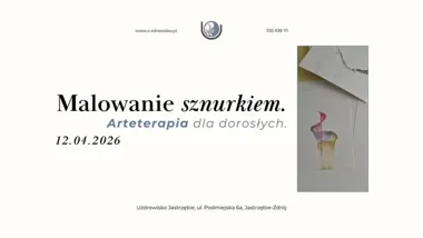 Grafika promocyjna wydarzenia Malowanie sznurkiem – arteterapia dla dorosłych w Jastrzębiu-Zdroju