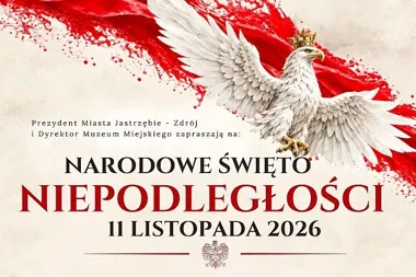 Grafika promocyjna wydarzenia Narodowe Święto Niepodległości w Jastrzębiu-Zdroju