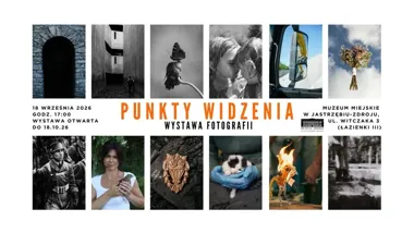 Grafika promocyjna wydarzenia Wernisaż wystawy „Punkty Widzenia”