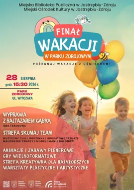 Park Zdrojowy zamieni się w wielką strefę zabawy na finał wakacji