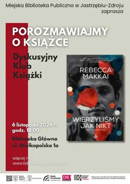 W Jastrzębiu-Zdroju rozmowa o książce, która mierzy się z miłością i stratą