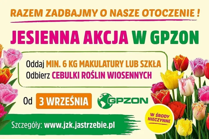 Sześć kilogramów odpadów za cebulki. Jesienna akcja w Jastrzębiu-Zdroju