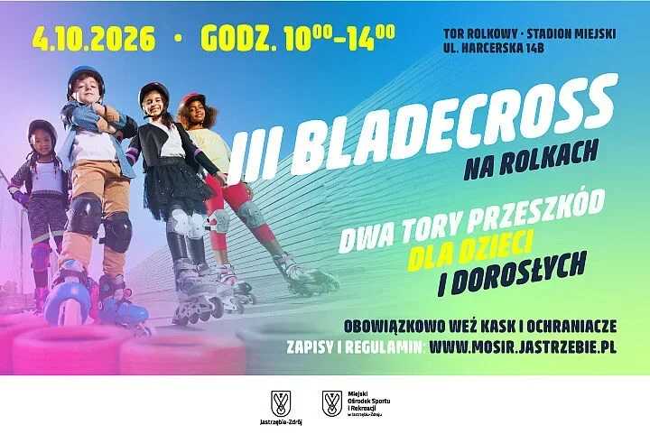 Dwa tory przeszkód na rolkach. Bladecross wraca na Stadion Miejski