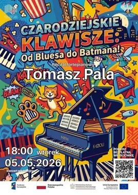 Blues spotka Batmana w sali koncertowej. Recital Tomasza Pali dla rodzin