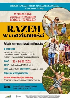 Rodziny usiądą razem do rozmowy. W Ślemieniu ruszają warsztaty