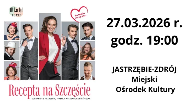 Gabinet pełen śmiechu - "Recepta na Szczęście" zagości w Jastrzębiu