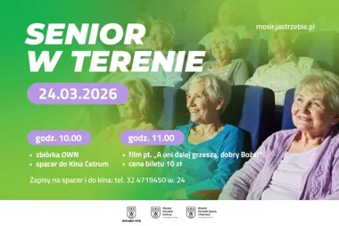 Seniorzy wyjdą w teren, a potem usiądą w kinie na wiosenny oddech