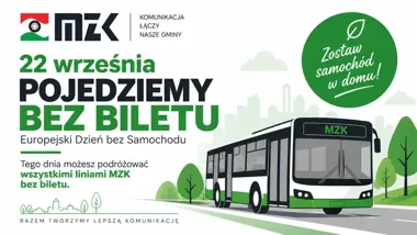 Wszystkie autobusy MZK pojadą bez biletu przez cały dzień
