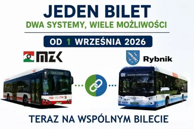Jeden bilet zamiast dwóch. Przejazdy MZK i Rybnika w jednej taryfie