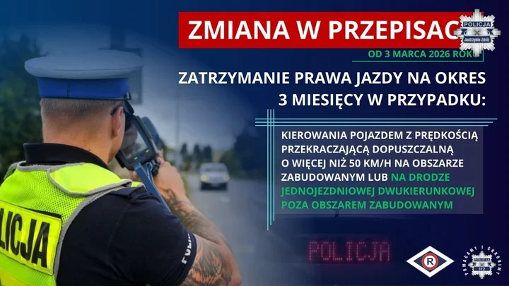 Prawo jazdy na 3 miesiące także poza obszarem zabudowanym - surowsze reguły ruchu