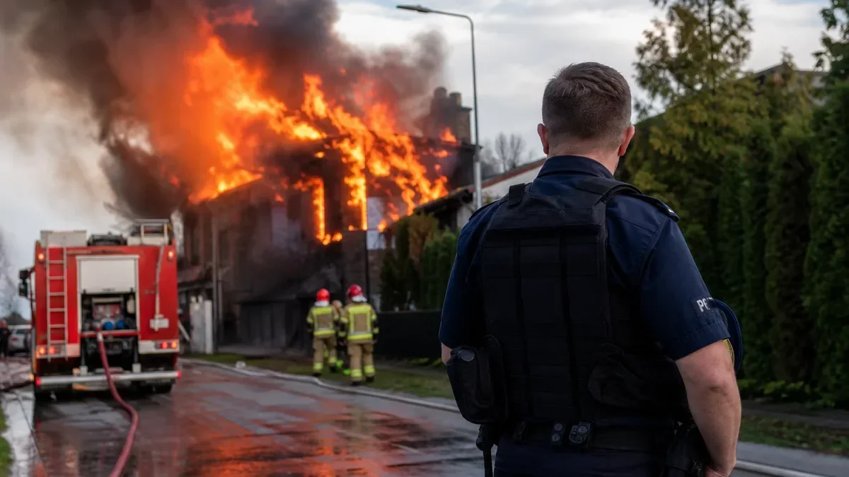 Alert RCB dla Jastrzębia-Zdroju: możliwe zanieczyszczenie powietrza po pożarze sklepu
