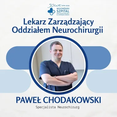 Nowy lekarz zarządzający neurochirurgią w jastrzębskim szpitalu